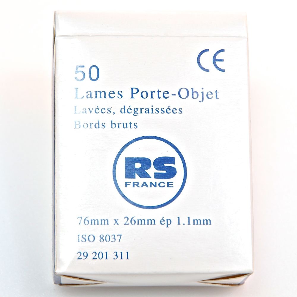 Lames Porte-Objet 76 x 26 x 1,1mm (x50)
