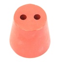 Bouchon Caoutchouc 2 trous