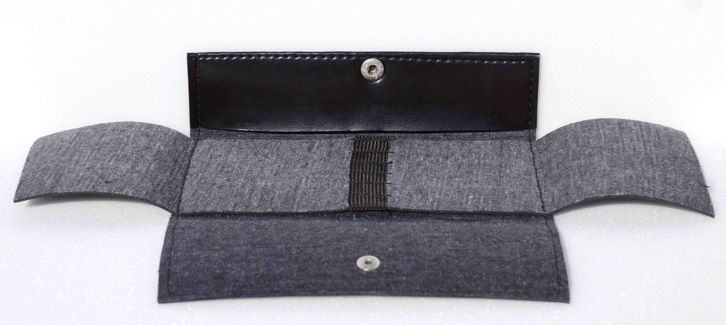 [663] Trousse pour Instruments Fermeture à Bouton Pression (pour 6 instruments)