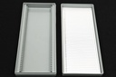 Boîte à Préparation PS Gris pour Lames de 76 x 26mm