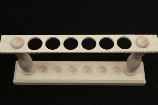 Portoir Bois pour Tubes à Essais de 16 à 20mm