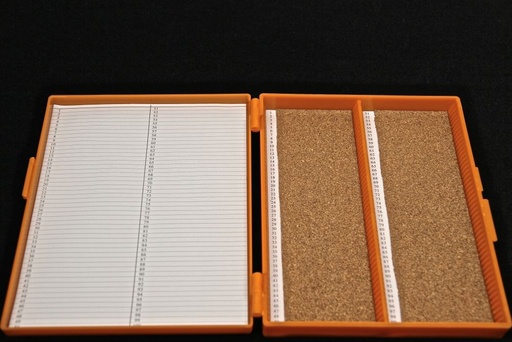 Boîte à Préparation ABS Orange pour Lames de 76 x 26mm