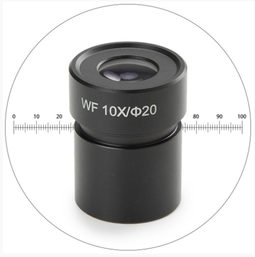 [3381 - NOVEX 50.811] Oculaire avec Echelle Micrométrique pour Loupes AP et P series EUROMEX ED.6110
