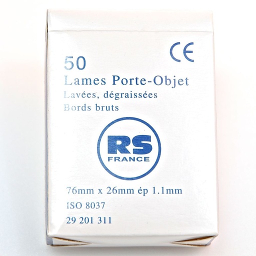 [774] Lames Porte-Objet 76 x 26 x 1,1mm (x50)
